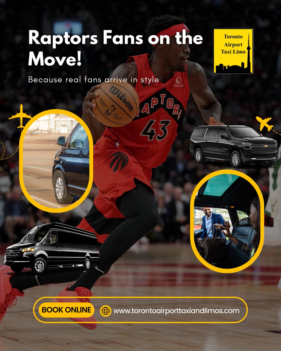 TorontoAir91020's tweet image. Raptors Fans on the Move! ✨
Because real fans arrive in style — and we’re here to make sure you do! 🏀🚘

👉 Book Online Today And Travel In Comfort On Your Next Trip

🌐 torontoairporttaxiandlimos.com

#TorontoAirportTaxi #TorontoLimoService #RaptorsFans #TorontoRaptors #YYZAirport