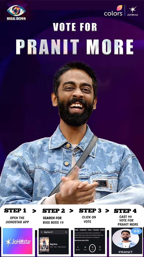 bombaybegum's tweet photo. @Rj_pranit The last sprint to the Endgame!
Story of an underdog in real life, & an underdog on the show!
#PranitMore tu mann jinklis, ata tu badh pudhe, #PranitKiPaltan tujhya maghe aahe!
Keep voting & supporting @Rj_pranit! 🗳️
#GanpatiBappaMorya
#PranitMoreForTheWin
#PranitMoreOP
#BB19 https://t.co/R3ay6d1kXP