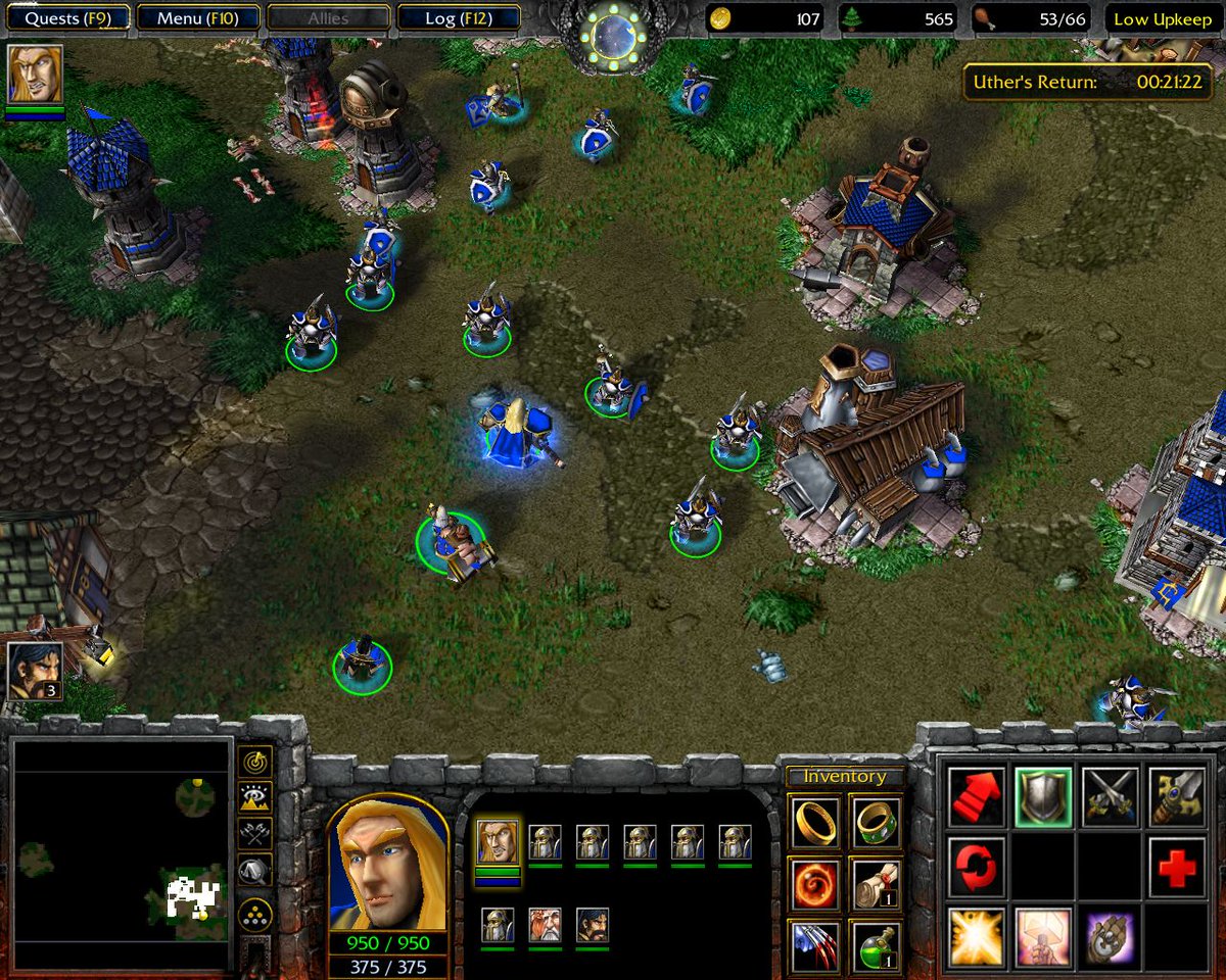Managed to get classic Warcraft 3 to run in 4:3 with letterboxing. Takes me back to the good old days. Never played Frozen Throne so now I'm gonna fix that.