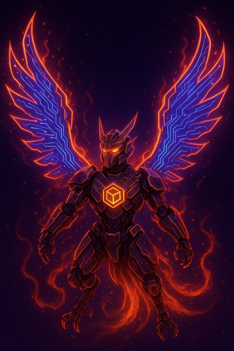 xcuapha's tweet photo. "Nexus Phoenix — rising in a blaze of plasma and code. A new era is reborn." https://t.co/ENmiBWdNQc