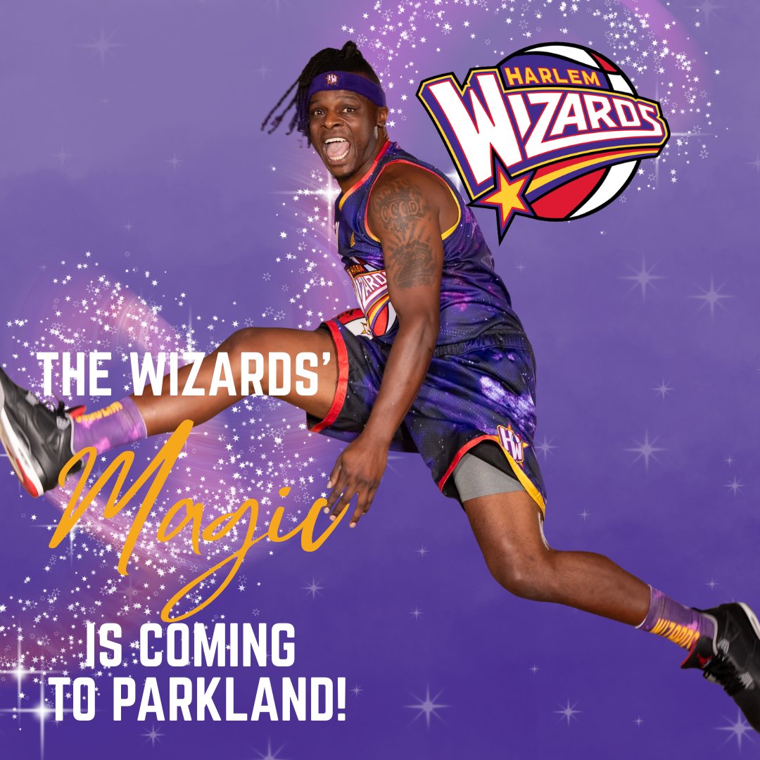 ParklandSchools's tweet photo. It's Harlem Wizards Weekend!  Get your tickets today.  Tickets start at $15 for General Admission, but will go up to $20 at the door tomorrow!  https://t.co/J0BqAQMBal

Showtime: Sunday, December 7 at 5 PM in the Parkland High School Main Gym!🏀🏀🏀 https://t.co/1cE8isJw9s