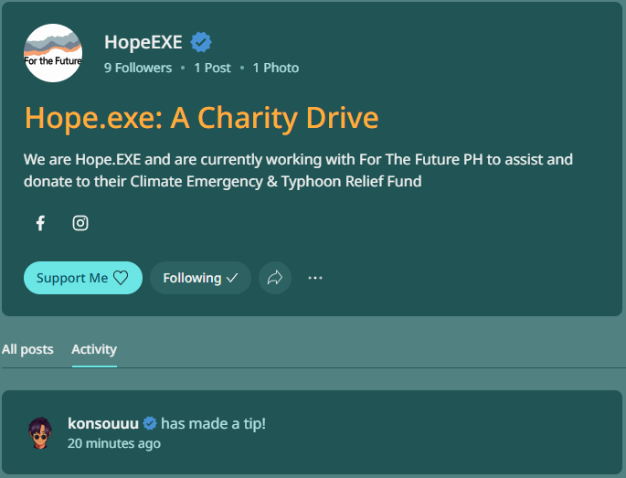 konsouuu's tweet photo. Another year of giving back!
#VTuber #ForTheFuturePH https://t.co/4ICVbJtQJ5