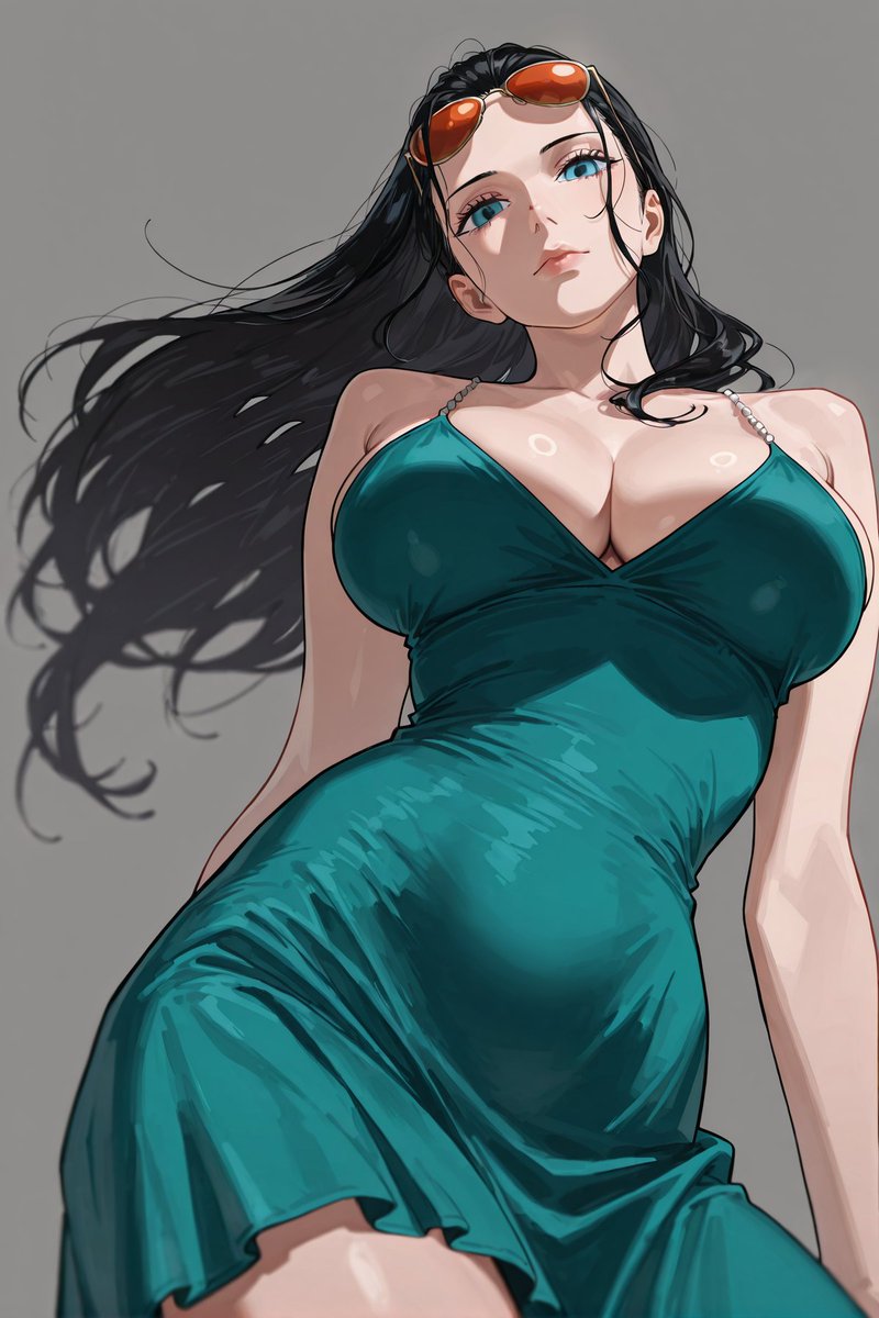 asagawo_elf's tweet image. Nico Robin x Party style SFW
#ONEPIECE 
Do you like Robin when she's cool? Or when she's smiling?