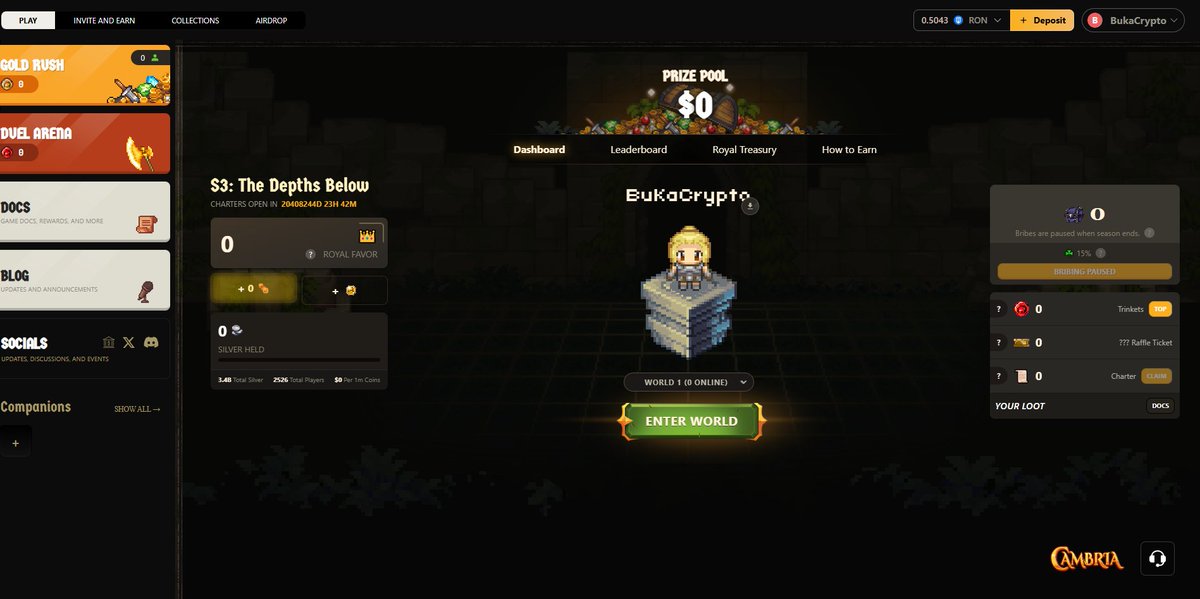 BukaCryptoYT's tweet image. @playcambria It starts in just a few hours!

Don't miss the chance to play one of the best web3 games around!

Codes: da2-l8q3hbug5  
da2-ois7959bz
da2-pmpgwk28r
da2-unm1xk7rj
da2-cy5r0j94o

Register here: goldrush.cambria.gg/invite/