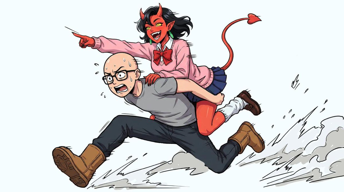 BaldDevRG's tweet photo. Working on one of the mini-games right now!
A frame-by-frame animation is in progress, and the whole sequence ended up reminding me a lot of that iconic chase moment from Dandadan.
Here’s a peek at the draft and a quick extra sketch with Lulu for fun.

#gamedev #indiedev #visualnovel #animation #framebyframe #SmallCreator #SupportSmallAccounts #ScreenshotSaturday #Dandadan #ダンダダン