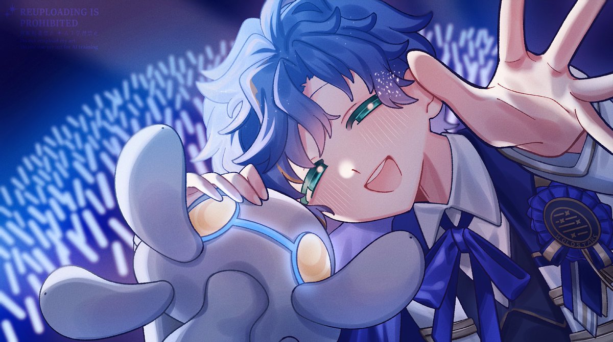 アステルくん6周年おめでとう！🎭💙
 #アステル絵ダ