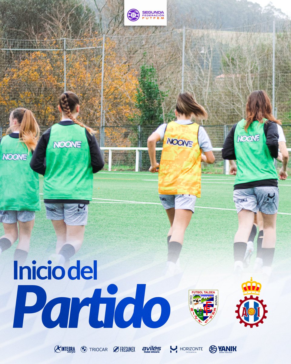🔛 ¡𝐂𝐎𝐌𝐈𝐄𝐍𝐙𝐀 el partido! 💪

🟦⬜️ BIZ 0-0 RAI ⬜️🟦

#RAIFem 🔵⚪️🔴