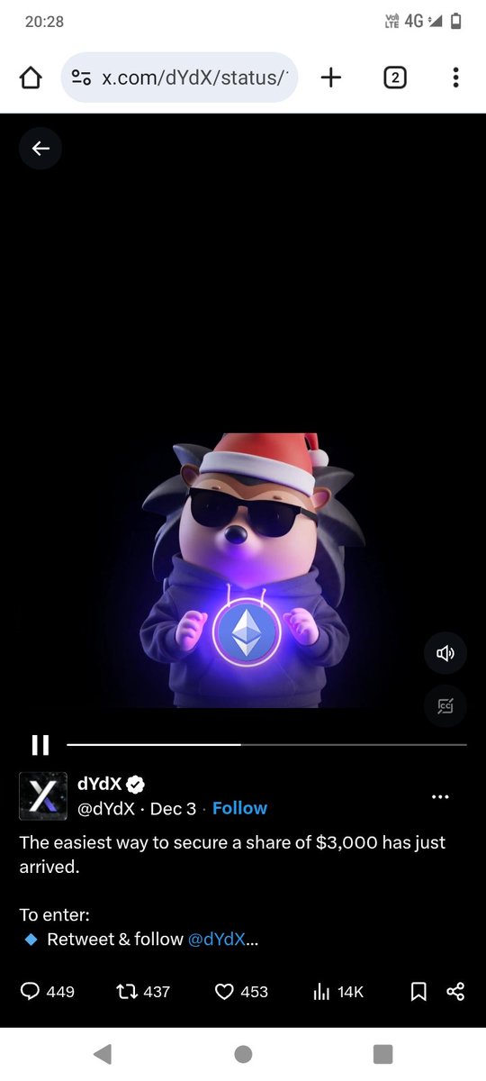 ethvale3's tweet photo. MY ENTIRE 🥳🎊🥳
#dYdXmas https://t.co/wg2bsDgga5