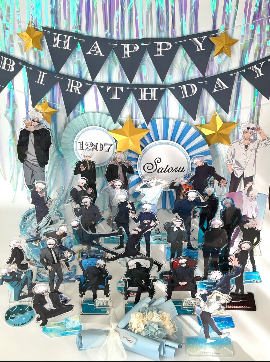 ring_sun_koyuki's tweet photo. ＊.*~ Happy Birthday ~ *.＊

　　🩵Satoru  Gojo 🩵

                2025.12.7

　　出会えてとても嬉しいです✨
　　末永く推しでいさせてください🩵

#五条悟誕生祭2025
#五条悟生誕祭2025 https://t.co/GYfa8SwJAY