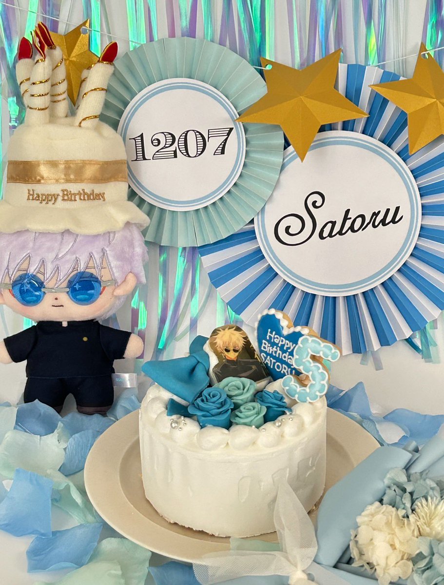 ring_sun_koyuki's tweet photo. ＊.*~ Happy Birthday ~ *.＊

　　🩵Satoru  Gojo 🩵

                2025.12.7

　　出会えてとても嬉しいです✨
　　末永く推しでいさせてください🩵

#五条悟誕生祭2025
#五条悟生誕祭2025 https://t.co/GYfa8SwJAY