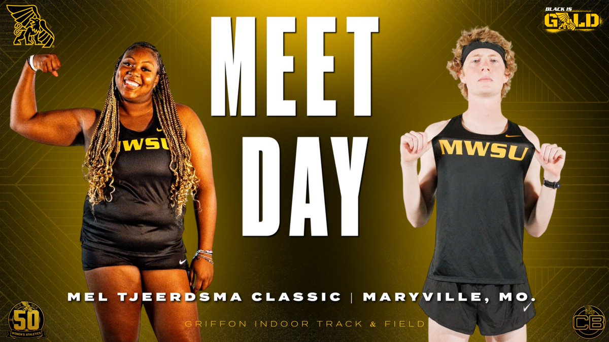 MwsuTf's tweet photo. Meet Day!

Indoor season kicks off at the Mel Tjeerdsma Classic in Maryville.

⌚️ 11:00 AM (Field) | 11:00 AM (Track)
📍 Maryville, MO
🏟️ Hughes Fieldhouse
📊 https://t.co/zhI5QhOjxE

#BlackisGold 🔔| #FightOn50 https://t.co/DAvZlY8Be9