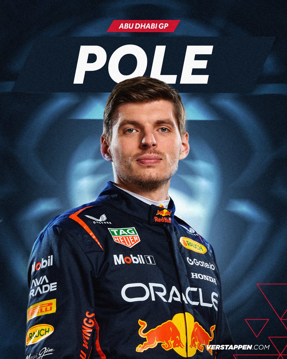 🥵 YESSsssss, THAT’S IT!! Max on pole for the 2025 season finale!!! 🙌

#AbuDhabiGP