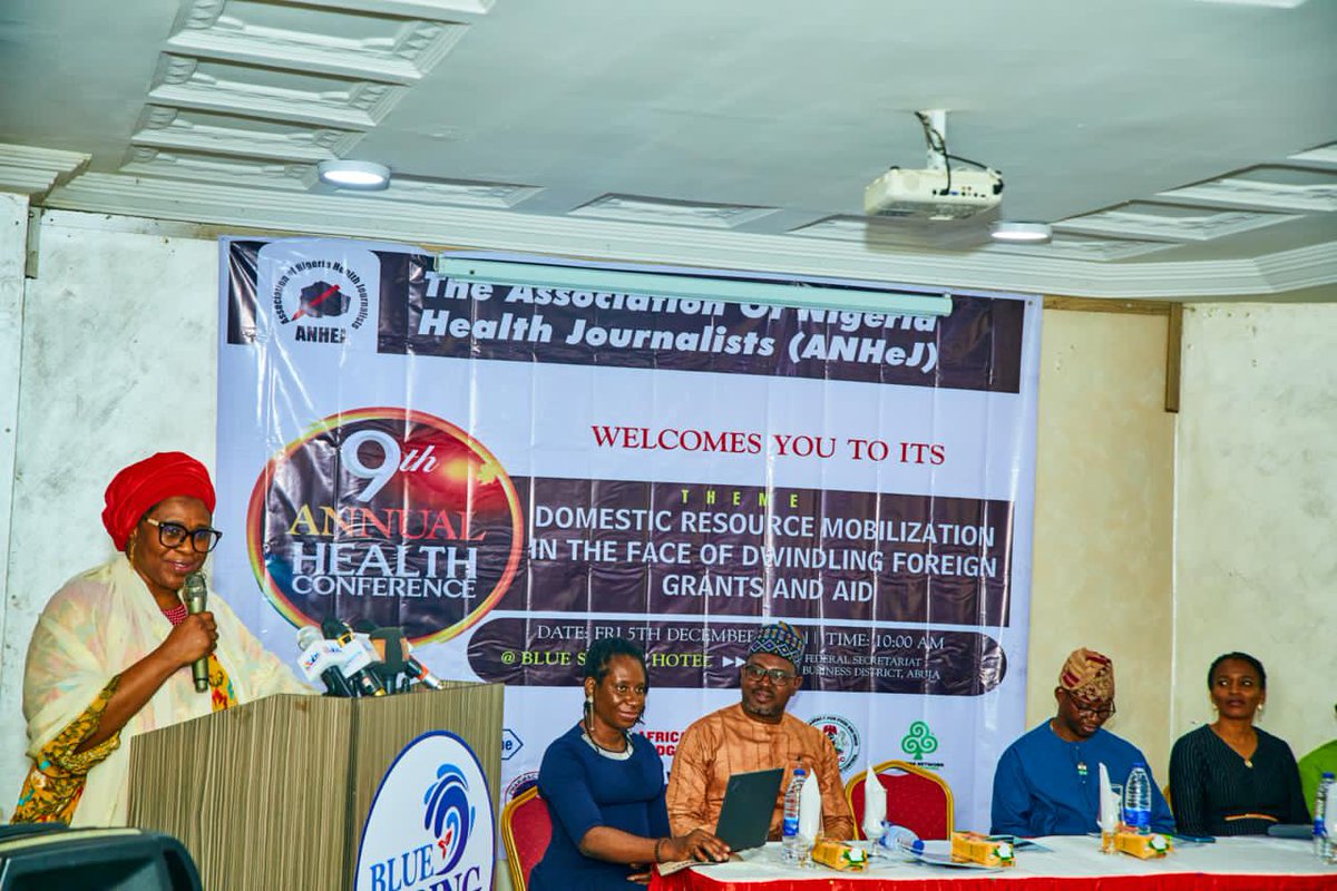 The Association of Nigeria Health Journalists, under my leadership as President, successfully hosted its 9th Annual Health Conference. The event had in attendance the Special Adviser to the President on Health and the Minister of State for Health, represented by Dr. Babatunde