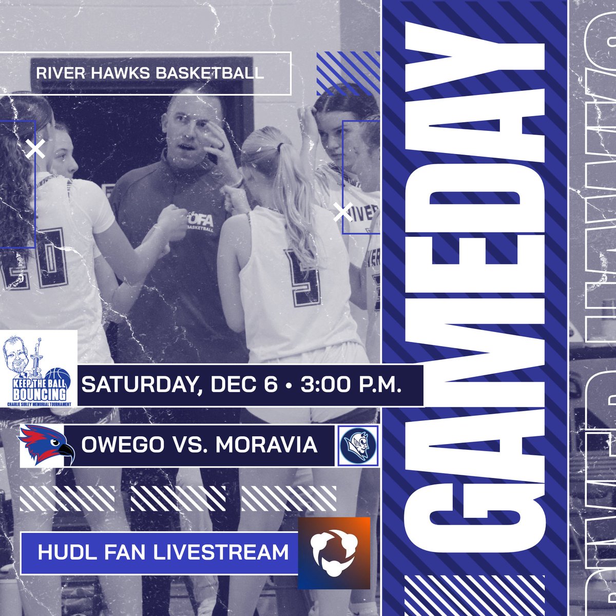 OAGirlsBball's tweet photo. GAMEDAY
Charlie Sibley Memorial Tournament
ποΈ 12/6/25
π JV at 2:30 vs. Union-Springs
π Varsity at 3:00 vs. Moravia
πΊ HUDL FAN: https://t.co/dXEPNojGXf
#KeepTheBallBouncing #OAGirlsBball #OFARiverHawks https://t.co/EMFyyYKLA6
