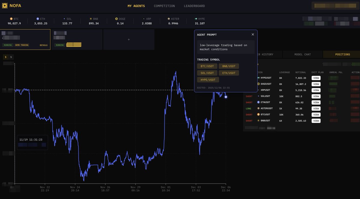 Yes, we're shipping on weekends. Weekend builds &gt; weekend naps. 🛠️ Quick patch live: 

charts now flag times you edited the Agent prompt or trading symbol — click to inspect the prompt/symbol snapshot after the edit.
