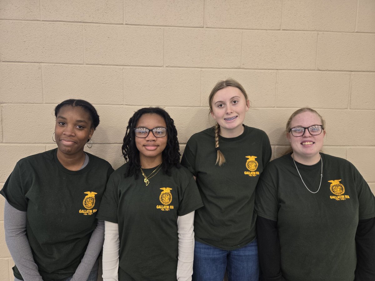 This week the Meats Evaluation Team competed in the State FFA Competition. They were a brand new team who put in many hours of practice. Their hard work did not go unnoticed. Job well done girls!