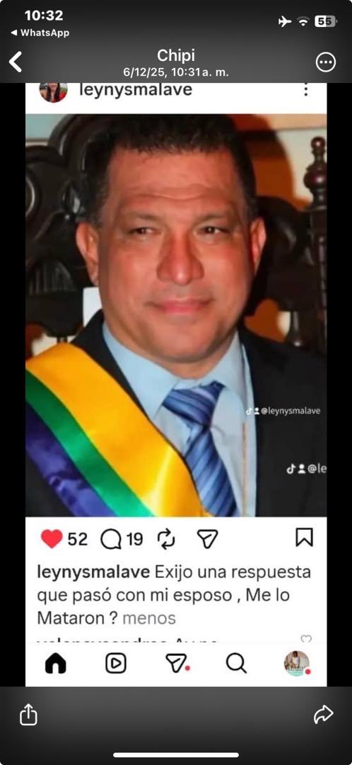 Lamento el fallecimiento en cautiverio de Alfredo Díaz , ex gobernador de Nueva Esparta y preso político. Su muerte es un grito en demanda de amnistía general para los presos de conciencia en Venezuela .