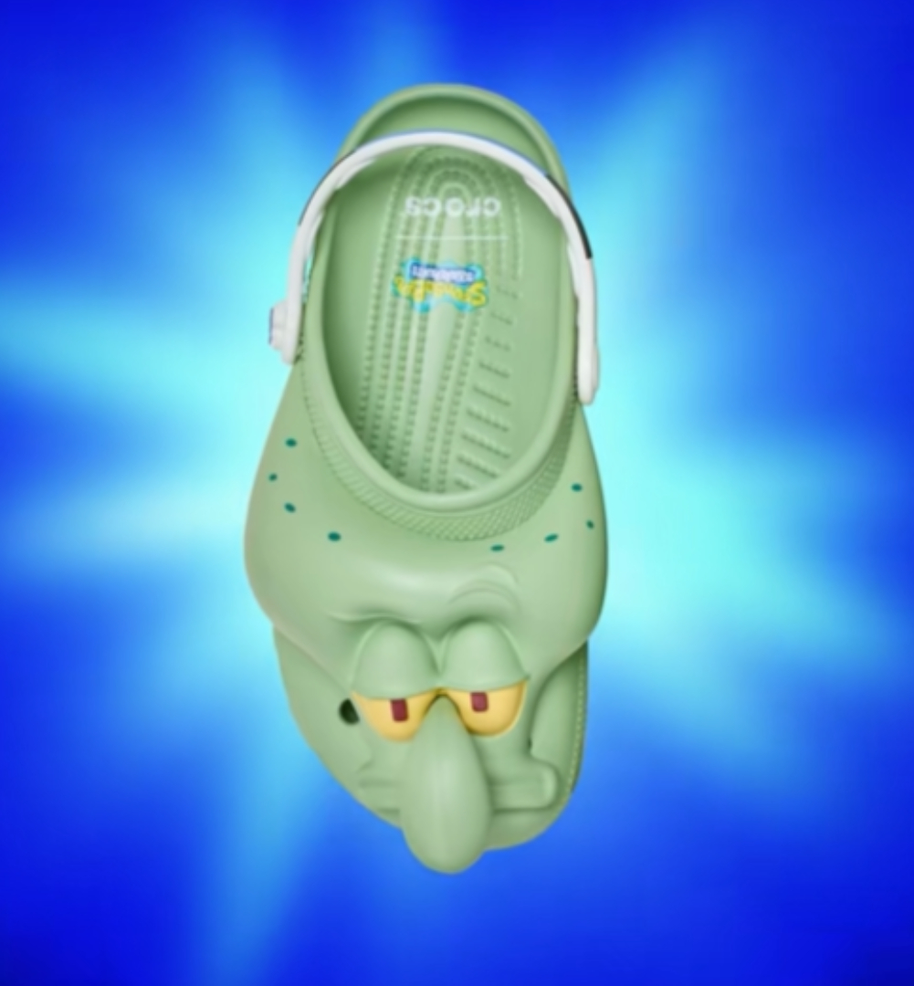 Dexerto's tweet image. Crocs just unveiled a bizarre Squidward clog as part of its SpongeBob collab

The sculpted design drops December 11, just ahead of the new SpongeBob movie