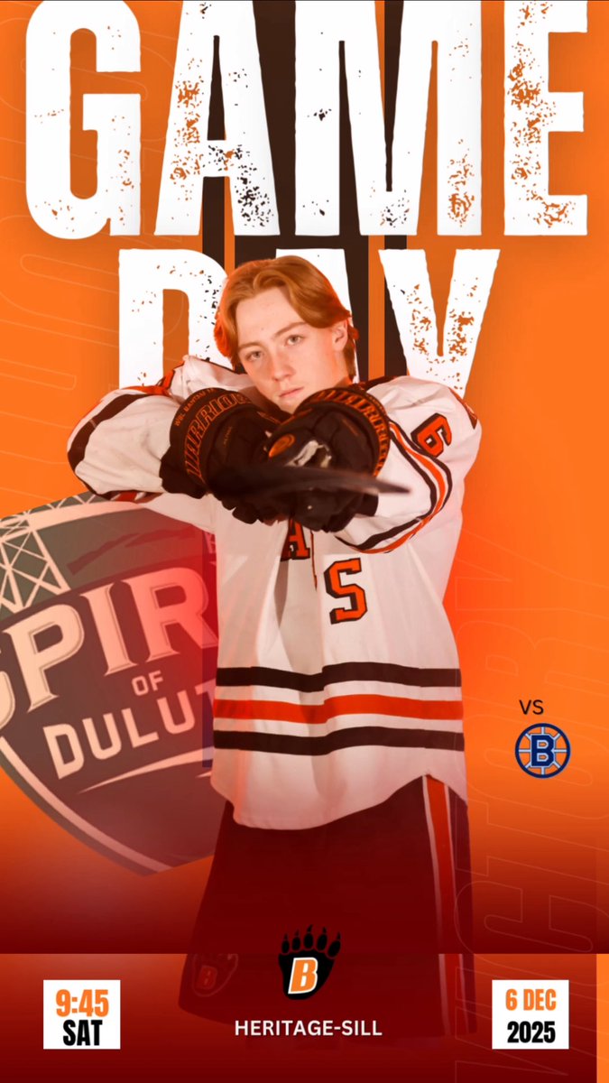 Game Day, The boys look to get back on track as they take on <a href="/BlaineBAA/">Blaine Bantam AA 2025-2026</a> in pool play. #GoBears 
<a href="/YouthHockeyHub/">YHH</a> <a href="/WBLYouthHockey/">White Bear Lake Youth Hockey</a> <a href="/WBLHS_Hockey/">WHITE BEAR LAKE HOCKEY</a> <a href="/MNHockeyLife/">MNHockeyLife</a> <a href="/MYHockeyRanking/">MYHockey Rankings</a> <a href="/FollowThePuck/">FollowThePuck 👻</a> #EffortsFree #OneChain #Family 🐻‍❄️