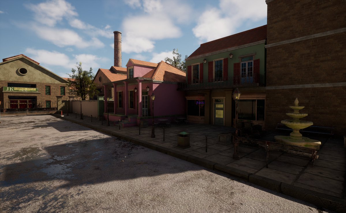 jackboyman01's tweet image. French Quarter: Vibrant Streets Brought to Life in Unreal Engine 5 #digitalart #GameArt #UnrealEngine #screenshotsaturday #city