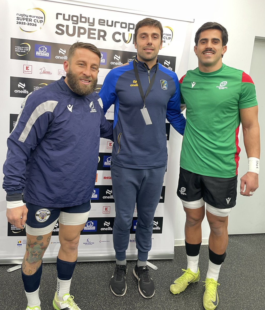 RugbyRomania's tweet photo. 🏉 Coin Toss #RomanianWolves vs #Lusitanos în @RESuperCup
ℹ️ Vă așteptăm în tribunele Stadionului Național de Rugby Arcul de Triumf de la ora 18:00, pentru a susține Lupii.
#JoinThePack https://t.co/qlTnt5dgE4