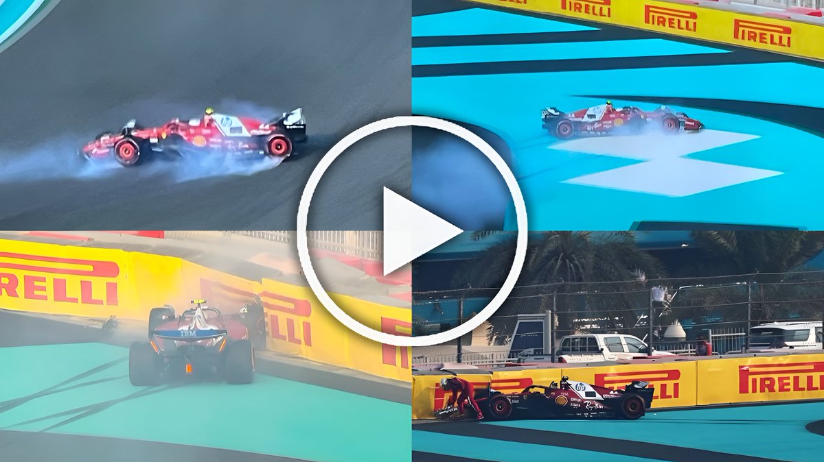 emey20252025's tweet image. Turn 9 chaos! 🚨 Hamilton spins and hits the barrier during Abu Dhabi GP practice. Red flag chaos!
Full incident here 👉 youtu.be/TAxI2uRUI4s?si…
#HamiltonCrash #AbuDhabiGP #F1Highlights #FerrariCrash #YasMarinaCircuit