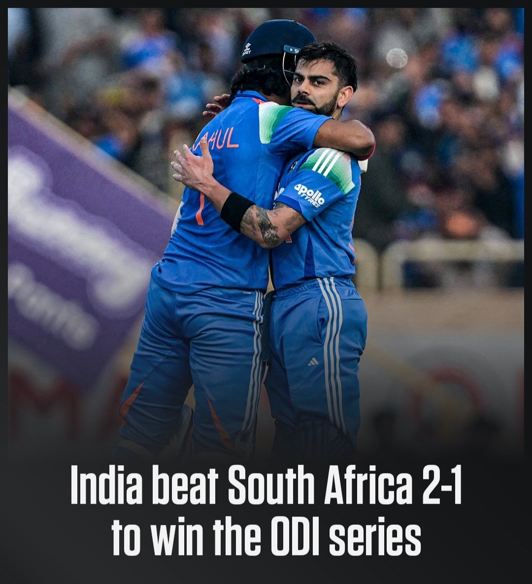 word_visible's tweet photo. 2 ODI series as captain, 2 wins — both vs South Africa.
The Proteas are officially his favourite opponents 😅
#INDvSA #Cricket
#INDvsSA3rdodi Yashasvi Jaiswal Rohit Sharma #ShubmanGill ODIs #TeamIndia https://t.co/yWCBK1Cv6Z