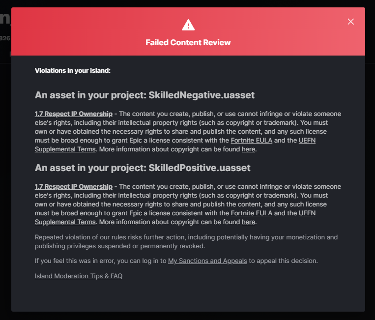 AfoveaFN's tweet photo. This is officially my last integrated IP project in UEFN. The dev process is slow and painful enough right now without layering this extra pain and effort. For less of a cut. Which will inevitably go nowhere because the category is a mess.

If you see me try show me this tweet https://t.co/F31T17Q5Rf