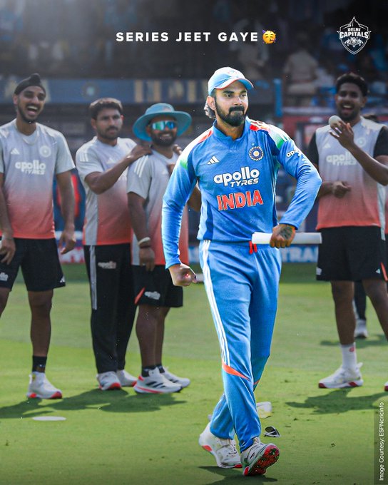 Toss, match aur series, sab jeet liye 💙😍