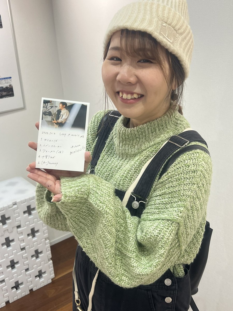 永恵美遥 さん 12.5 Loop A music 今日は特に、セトリがものすごい心地