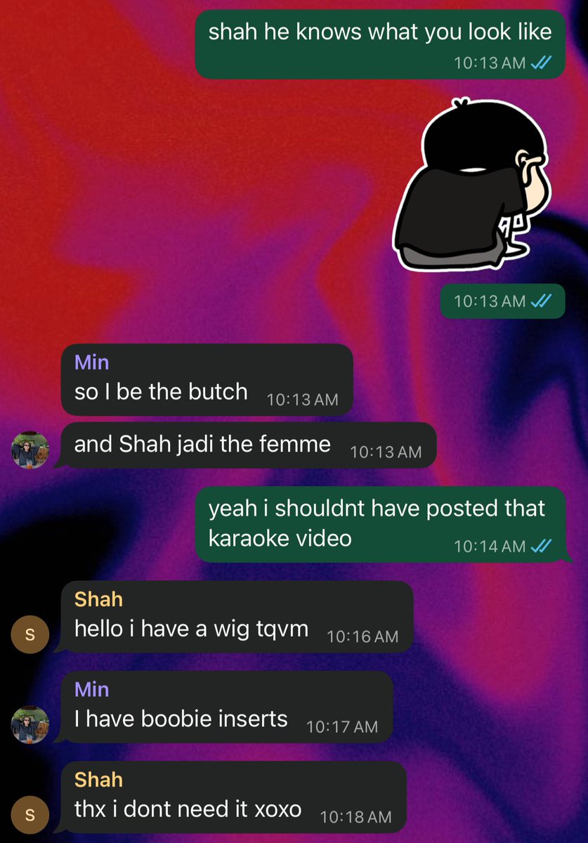afierohim's tweet photo. then theres me asking my bestfriends to disguise themselves cause I was scared to meet my current bf back then lol https://t.co/t2lgWou444