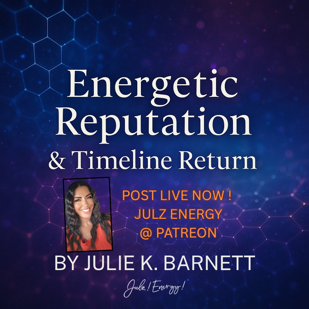JulieRo57797577's tweet photo. #JulzEnergy
#JulieKBarnett
#EnergeticReputation
#TimelineReturn
#SoulIntegrity
#QuantumAlignment
#EnergyHealing
#AwakeningJourney
#ConsciousLiving
#LightWork
#HighVibe
#ChristosCodes
#SophiaWisdom
#TimelineHealing
#QuantumField
#MysticTwitter
#SpiritualAwakening
#AscensionCodes https://t.co/VrYrAGckTA