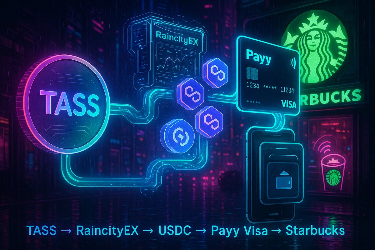 Raincity_Ex's tweet photo. How to Buy Starbucks With TASSHUB (TASS)
https://t.co/eQtjeiDoGQ

@payy_link @TassHubCrypto @Starbucks @0xPolygon 
@USDC https://t.co/3S66GVL7r1