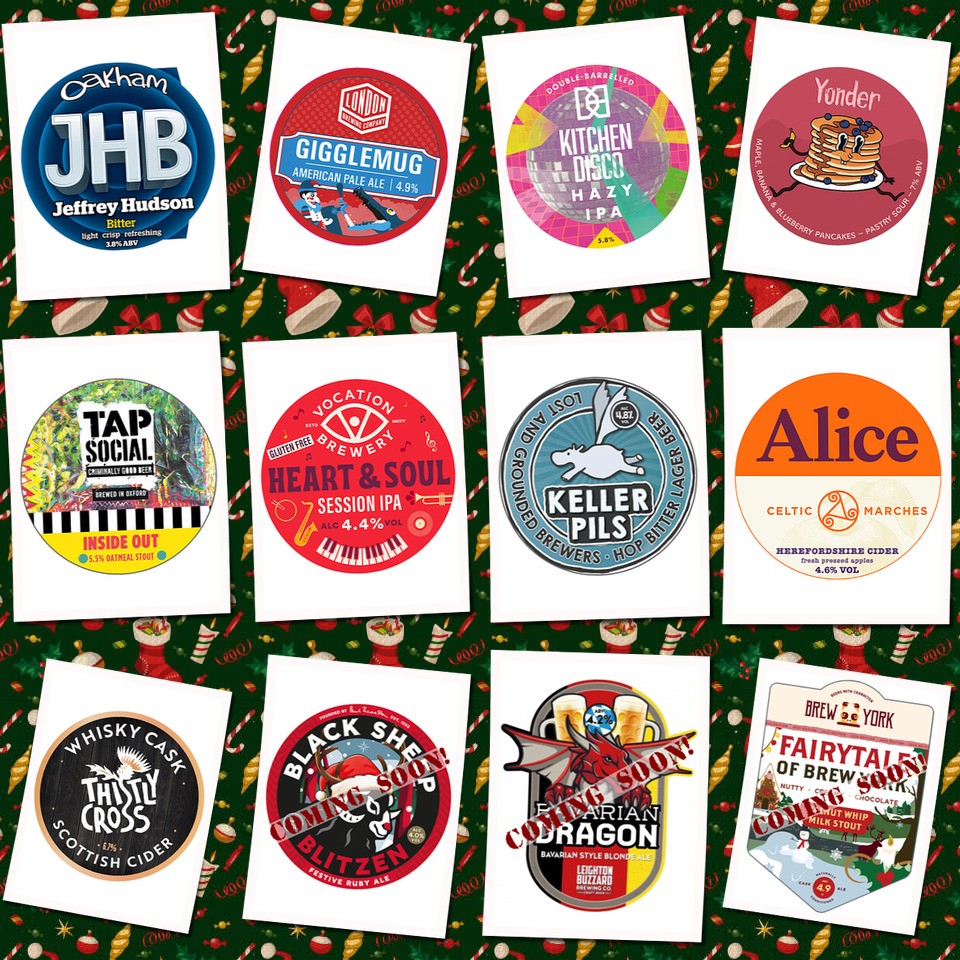 On the bar today!
Beer Board: tinyurl.com/mbkpbb2n

<a href="/OakhamAles/">Oakham Ales</a> <a href="/LondonBrewingCo/">London Brewing Co.</a> <a href="/DBBrewery/">Double-Barrelled</a> @brewyonder <a href="/tapsocialbrew/">Tap Social Movement</a> <a href="/vocationbrewery/">Vocation Brewery</a> <a href="/lostandgrounded/">Lost and Grounded Brewers</a> <a href="/CelticMarches/">Celtic Marches</a> <a href="/ThistlyCross/">Thistly Cross Cider</a> <a href="/sbedscamra/">South Beds CAMRA</a>
#RealAleFinder