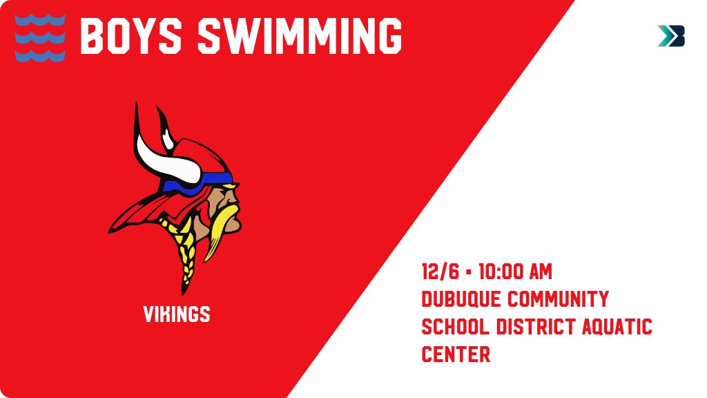 Decorahswimteam's tweet photo. Boys Swimming (Varsity) Game Day! - Check out the event preview for the Decorah Vikings. It starts at 10:00 AM and is at Dubuque Community School District Aquatic Center. https://t.co/cEMCkuhwci https://t.co/uhye5wcCiY