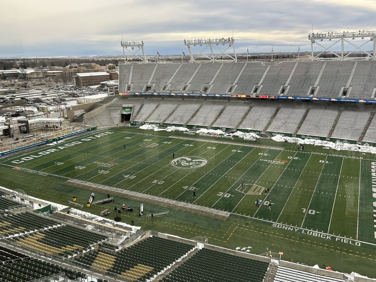 JeffcoAthletics's tweet image. FOOTBALL 🏈 
Good morning from Canvas Stadium in Fort Collins. Maybe the biggest day in the history for Jeffco football with 3 Jeffco teams in 3 different state title games. @Pomona_AD (3A) @DakotaRidgeFB (4A) &amp;amp; @FootballRalston (5A). 3A kicks off at 10 am. #copreps @postpreps