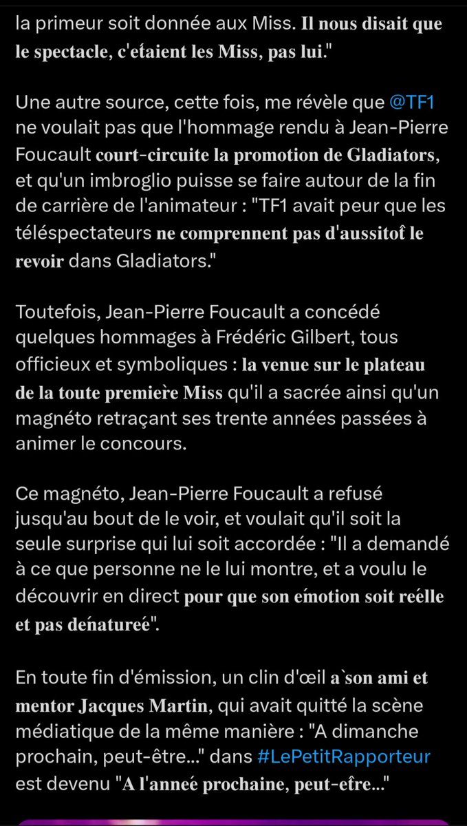 LolantRuquier's tweet photo. Y a des exclus qui vieillissent mal #47nuancesdefake
À ce soir @Foucault_JP ! #MissFrance2026 https://t.co/8sDLR7WJQ2