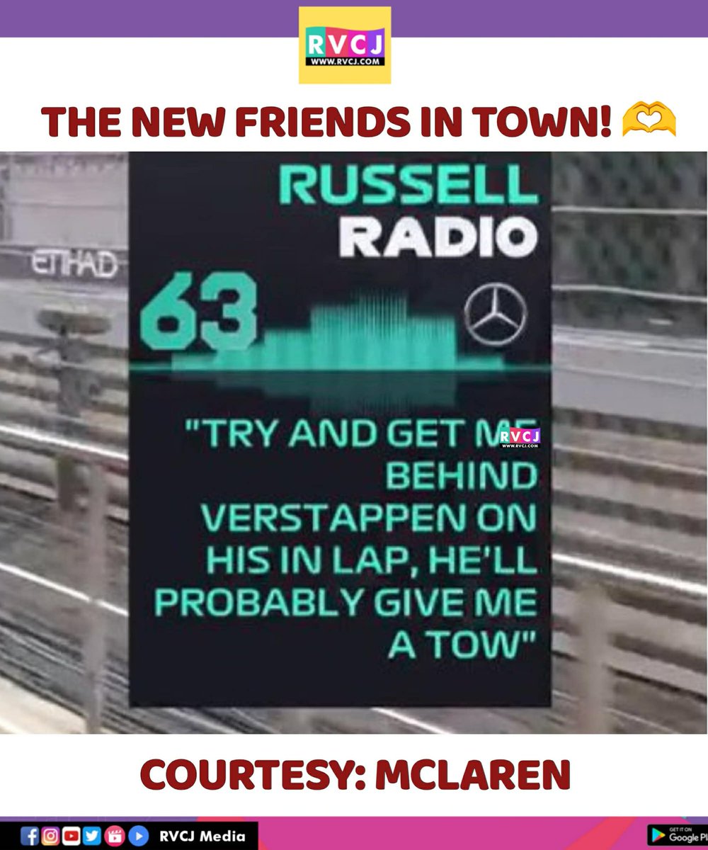 RVCJ_Sports's tweet photo. New alliances on the track 👀🏎️ Who said F1 can’t be full of surprises? 😄🔥
#F1Vibes #RaceWeek #PitRadio #SpeedMode #TrackLife #MotorsportLove #FormulaOneFans #RacingDrama #OnTrackAction #F1Community #GearUp https://t.co/MGu8Ty5vGd
