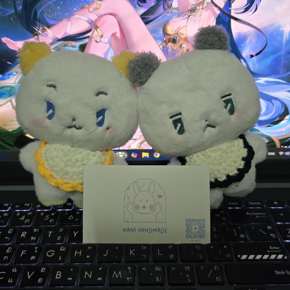 ฝากเพื่อนไปหิ้วจากงาน yolo น่าร๊ากกกก 🖤💛 #ห้องแต่งตัวนานิ