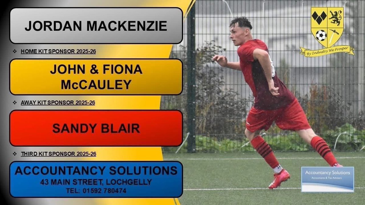 FT - West Calder United 1-2 Lochgelly Albert

⚽️ 57 mins - CJ Thomson 
⚽️ 84 mins - Jordan Mackenzie