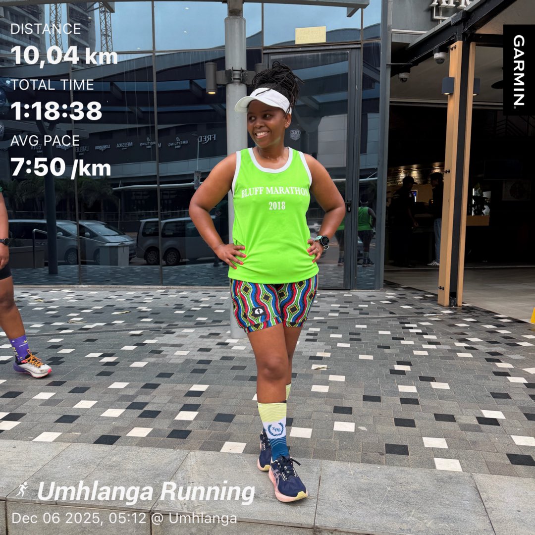 akonayakobi's tweet photo. Day 12 of 16
Weekends are for long runs πͺπ½πͺπ½πͺπ½#16DaysOfActivism2025 #FetchYourBody2025 #RunningWithTumiSole #TrapnLos https://t.co/7APvU01eEF