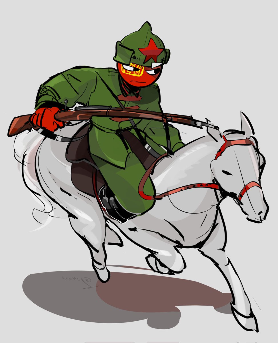 有時間會想補畫波蘭
#CountryHumans