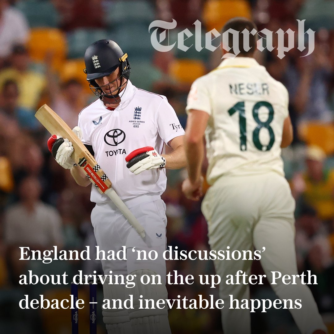 TeleCricket's tweet image. England have had “no discussions” about the risks of driving on Australian pitches, according to batting coach Marcus Trescothick.

Read more here: telegraph.co.uk/cricket/2025/1…