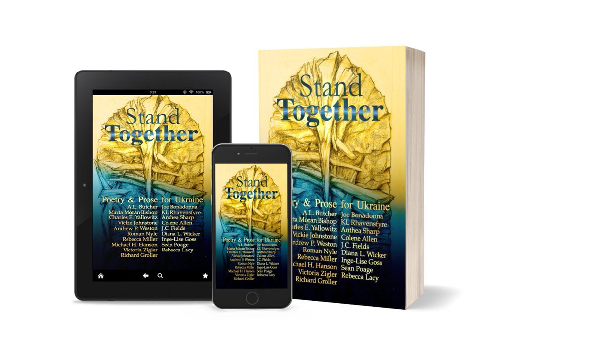 libraryoferana's tweet image. An eclectic collection of poetry and short prose for Ukraine. #Poetry about war, warriors, hope, and sunflowers; multi-genre #short #stories. All royalties go to a charity for the people of Ukraine. We stand with Ukraine. books2read.com/StandTogetherU…