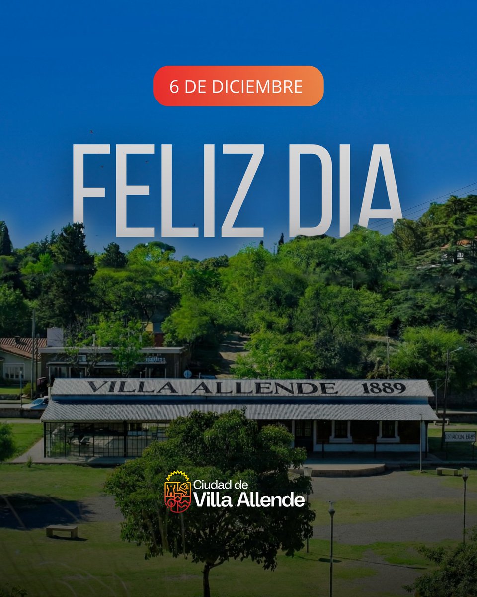 Villa Allende es Mucho Más que una Ciudad Villa Allende es el lugar que elegimos para vivir. En el que trabajamos para que siempre sea el hogar de tu familia.
Porque Villa Allende. somos todos.
¡FELIZ DIA VILLA QUERIDA!