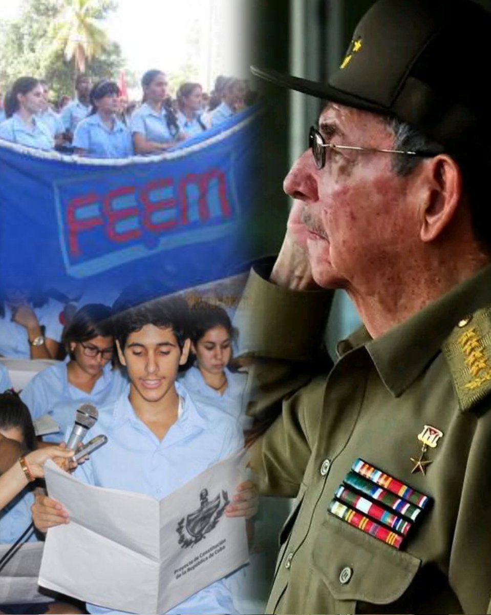 ¡ Muchas felicidades a la FEEEM en su 5️⃣5️⃣ aniversario!
“Los jóvenes que ustedes representan, junto al estudio –su principal deber– han sabido acompañar a sus mayores en muchas de las decisivas tareas de estos tiempos. Raúl Castro Ruz 
#ConElPieEnEnElEstribo  #SiempreJoven