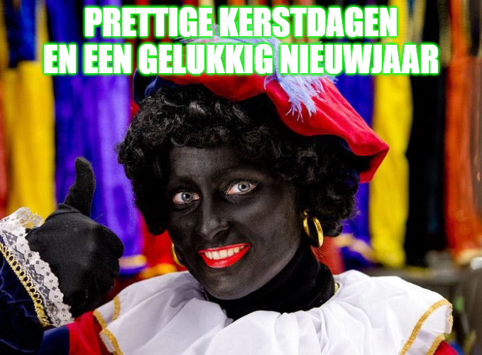 ovcned's tweet photo. #ZwartePiet wenst alle fans een fijne traditionele december https://t.co/ucC5K1ZnUS