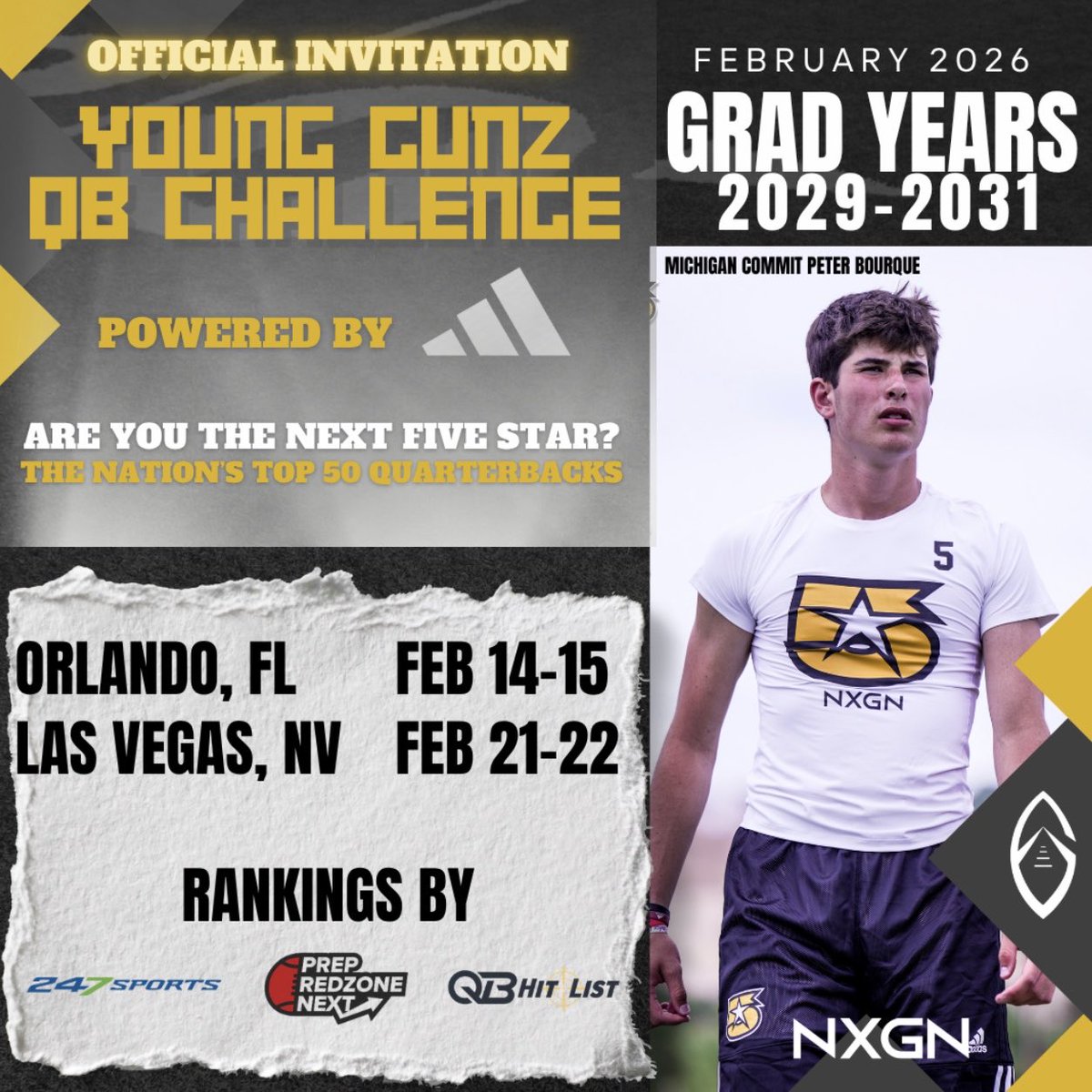LiamHowerton's tweet photo. Thank you for the official invitation @NxgnCamps! #OKPreps
@247Sports @PrepRedzoneNext @QBHitList @adidasFballUS @1BroncoFootball @RecruitMustang @PrepRedzoneOK @CoachLeeBlank @TheUCReport @Rivals @Bdrumm_Rivals @RivalsHS @coachmac_ @Waleed_Gaines @CoachDeas @CoachEPeterson1 @CraigHaubert @DemetricDWarren @CoachTUCR
