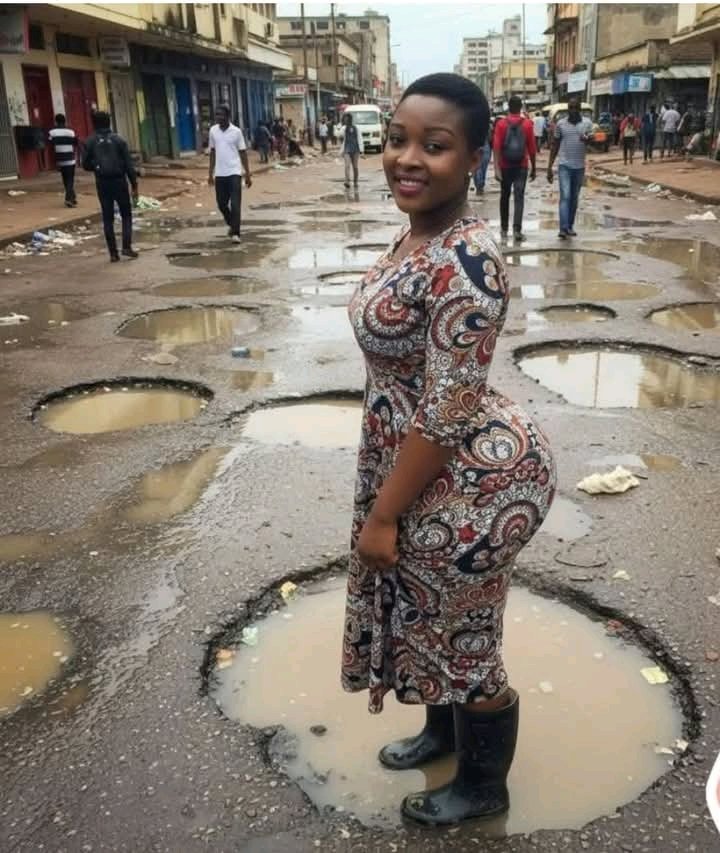 Is this girl Zimbabwean??

I know the place is Kaguvi street  central Harare