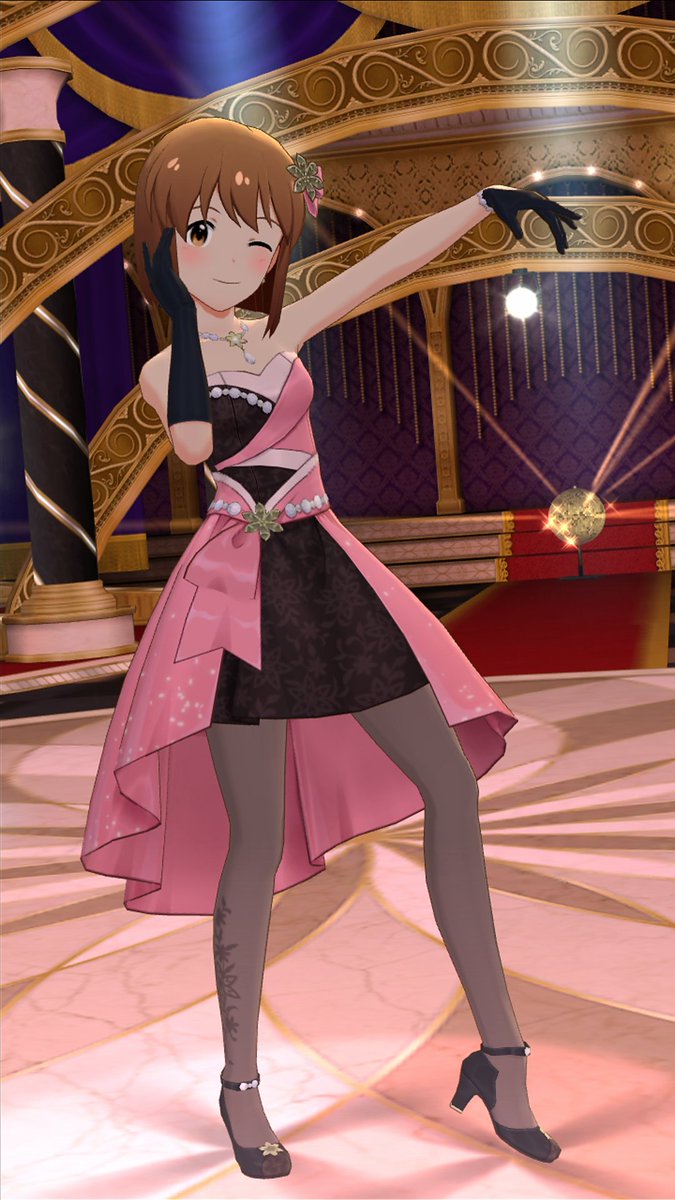 雪歩かわいい！！！❤❤❤ #ミリシタ #萩原雪歩 #アイドルマスター